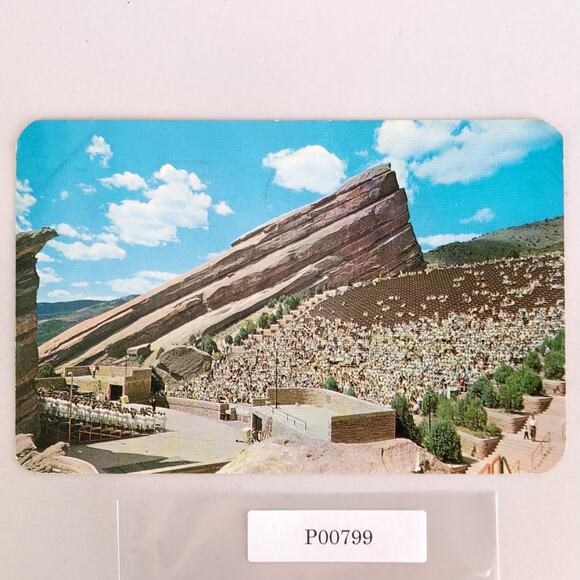 Vintage Other - Famous Red Rocks Theatre Denver Mountain Parks Colorado 1950s Postcard